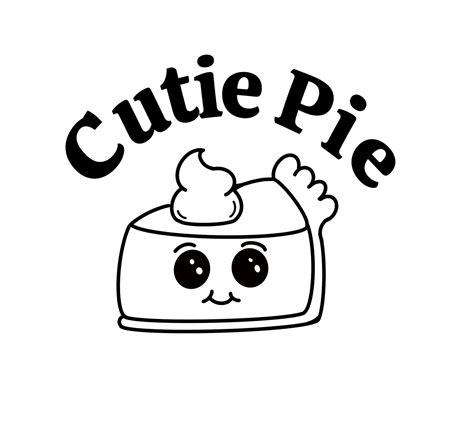 Cutie Pie Svg Etsy