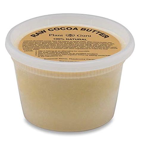 Raw Cocoa Butter 145 Oz Pure 100 Unrefined Food Grade Cacao Highest