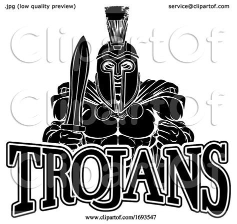 Spartan Trojan Sports Mascot By Atstockillustration 1693547
