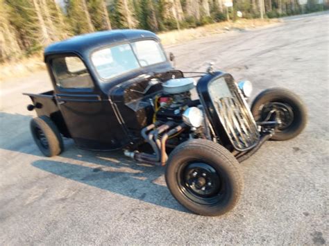 1937 Ford Rat Rod Pickup Truck Bobber For Sale Photos Technical