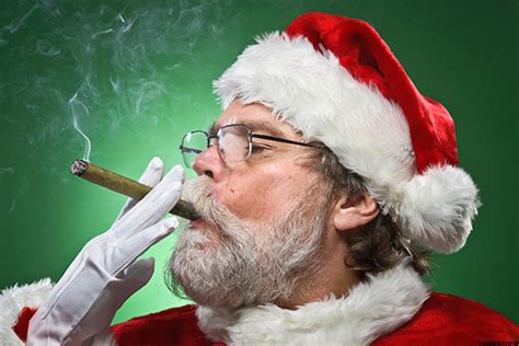 Pot Smoking Santa Painting Removed From Dispensary Windows After