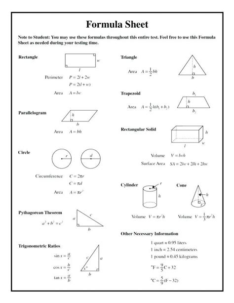 Math Formulas All Pdf Maths Coordinate Geometry Formulas In Cheat Sheet