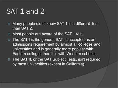Ppt How To Prepare And Take The Sat Powerpoint Presentation Free