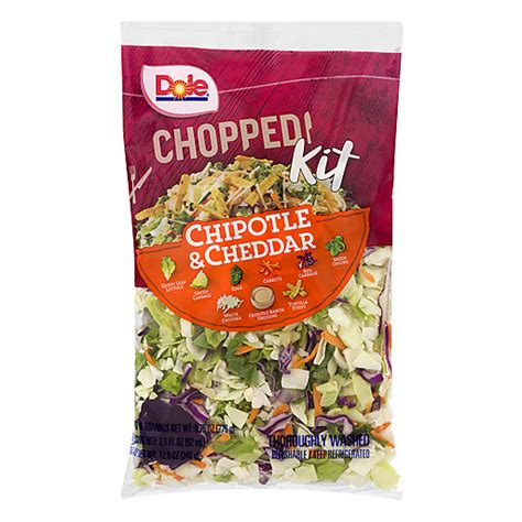 Dole Chopped Salad Kit Chipotle And Cheddar Buehlers