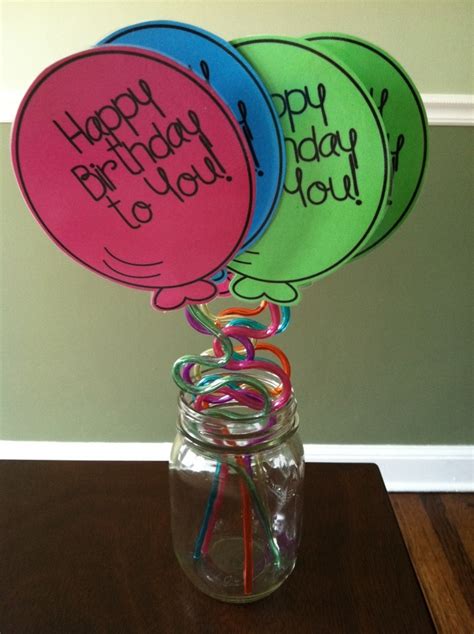 Maybe you would like to learn more about one of these? Silly straw and pixi stix birthday balloons || A Cupcake ...