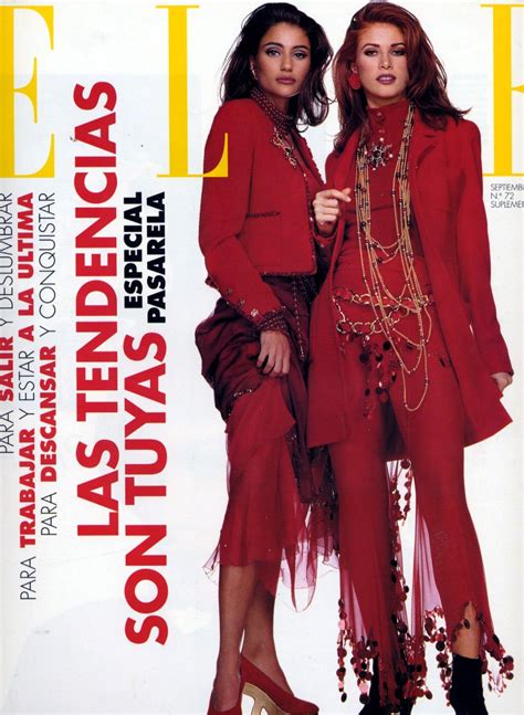 Elle Spain 1992 Photographer Gilles Bensimon Models Brenda Schad