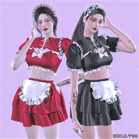 Sims 4 Maid Uniform Set Download Exclusive Sims 4 Sims 4 Game Mods Sims