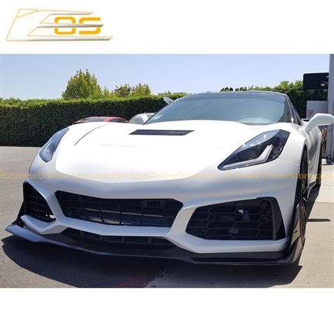 Corvette C7 Front Bumper Zr1 Conversion Kit W Front Splitter Extreme