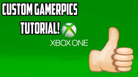 Xbox One Custom Gamerpic Tutorial Pc Required Youtube