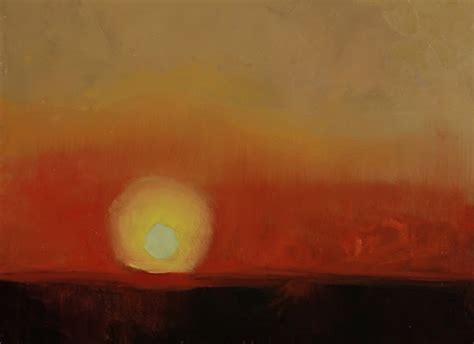 Susan Fowler Fine Art Abstract Sunset Landscape Art Painting Sunset