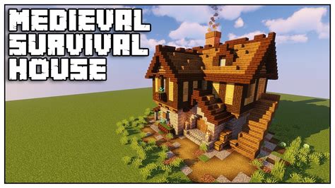 With three levels and sturdy supporting pillars, the rural house looks big. Download Minecraft Medieval House Tutorial Minecraft 1 13 ...