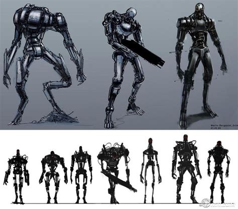 Terminator Robot Concept Art Robots Concept