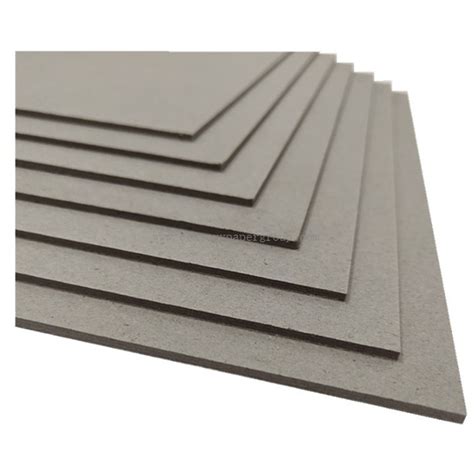 Thickness 2mm Grey Paper Board Gray Cardboard Sheets 25mm Thick Grey