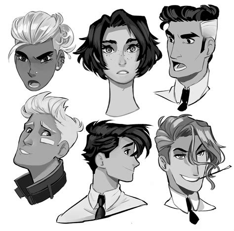 Princecanary Drawing Male Hair Character Drawing Drawings