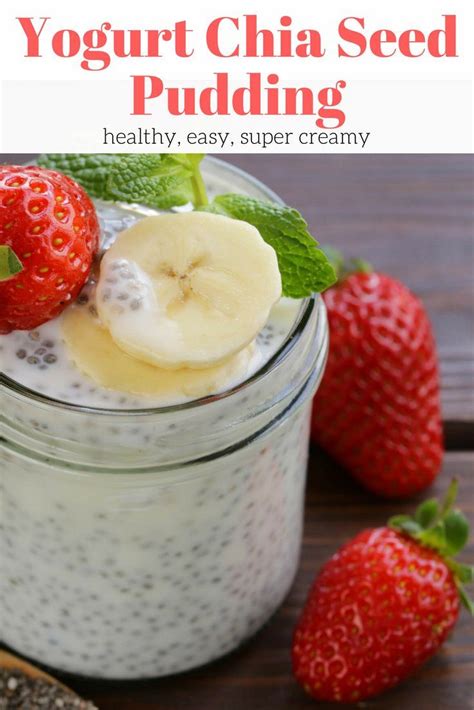 Yogurt Chia Seed Pudding Slender Kitchen Recipe Chia Seed Recipes