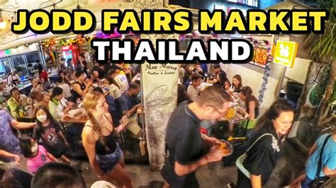 🇹🇭jodd Fairs Market The Market With The Best Street Food In Thailand Youtube