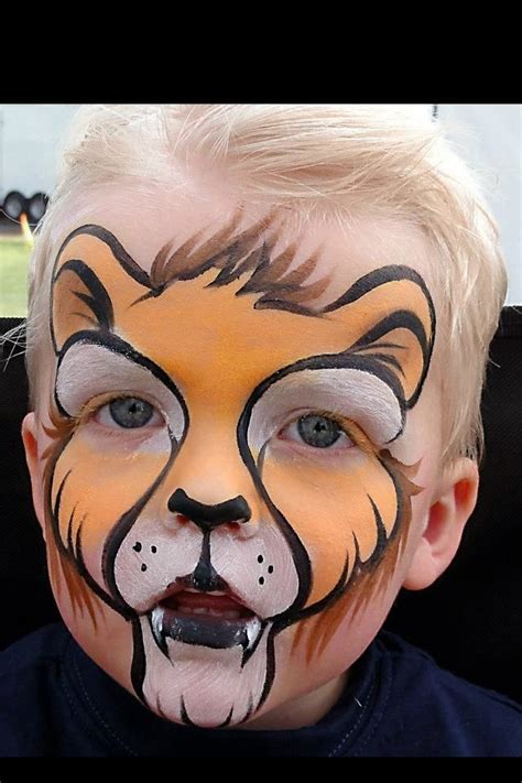 Lion Face Painting