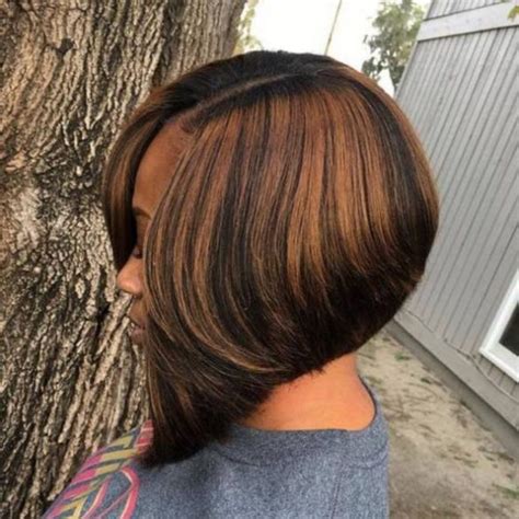 10 Chic Feathered Bob Hairstyles For African American Women Sheideas