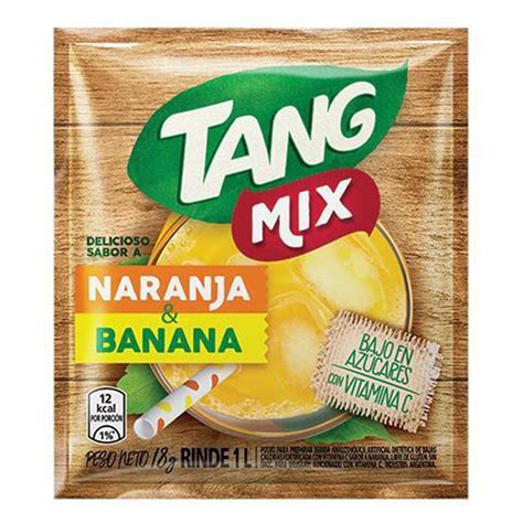 Orange And Banana Tang Flavor Juice 18 G 176 Oz Box Of 20 Sachets