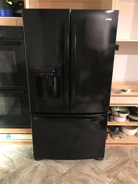 Kenmore Elite French Door Refrigerator 36 Black Also Have Cook Top