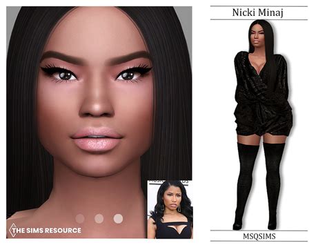 Nicki Minaj Tsr Only Cc The Sims 4 Catalog