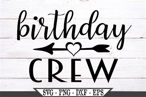 Download Funny Birthday Crew SVG