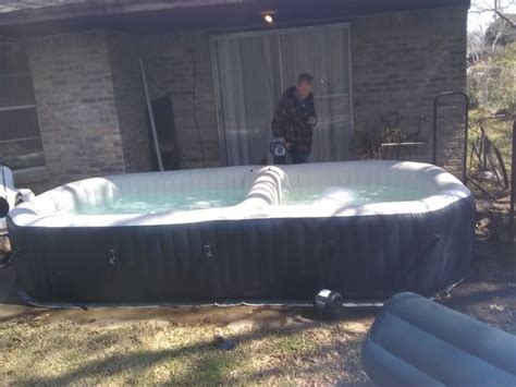intex inflatable pool hot tub combo for sale in duncanville tx offerup