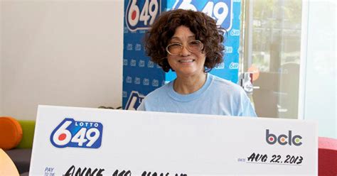 Anne Ip Lottery Winner From Burnaby Bc Collects 32 Million