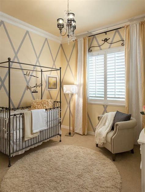 Create a sitting room within your baby's living space that can seat your family or friends who want to visit baby and you. Grey and buttercream nursery | Unisex baby room, Baby room ...