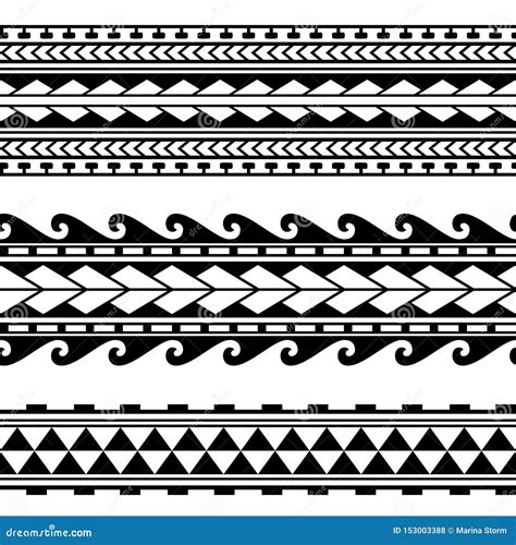 Polynesian Pattern Vector Stock Illustrations 4276 Polynesian
