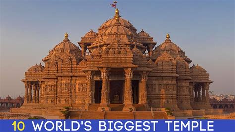 Top 10 Largest Hindu Temples In The World Youtube