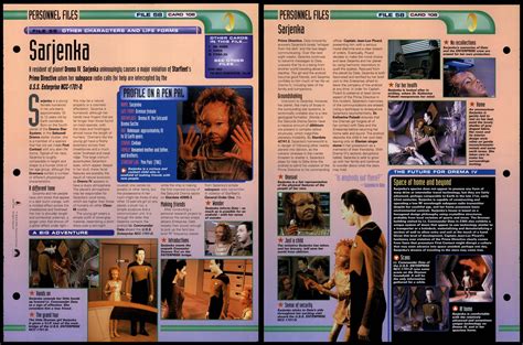 Sarjenka Other Characters Star Trek Fact File Page