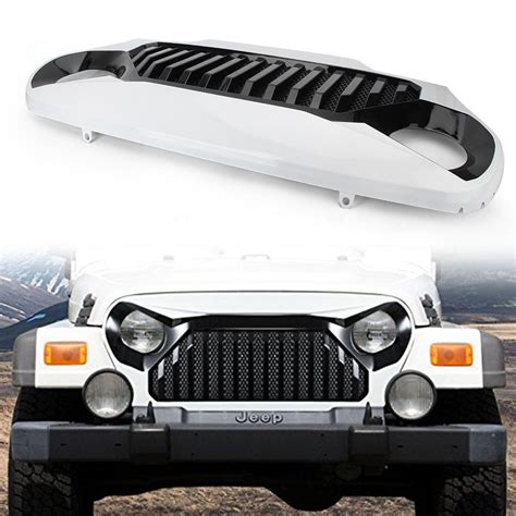 Grilles U Box Jeep Tj Front Gladiator Vader Grille Grill Overlay Cover