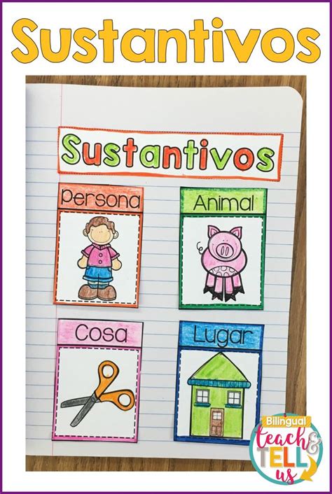 Sustantivos Nouns Spanish Dual Language Classroom Bilingual