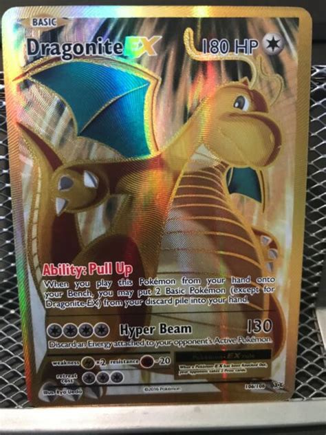 Pokémon masters ex, formerly titled pokémon masters, is an android and ios downloadable game. Dragonite EX 106/108 Evolutions FULL ART Pokemon Card M/NM | eBay