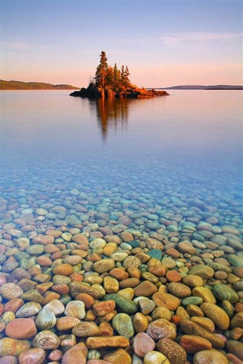 Sunset Island Lake Superior Canada Vacation Pinterest