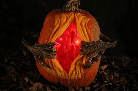 Extreme Pumpkin Carving For Halloween By Mb Creative Studio Scary