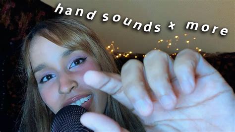 asmr fast hand sounds mouth sounds and hand movements youtube