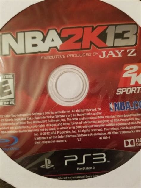 Nba 2k13 Playstation 3 Ps3 Disc Only Tested Fast Free Ship