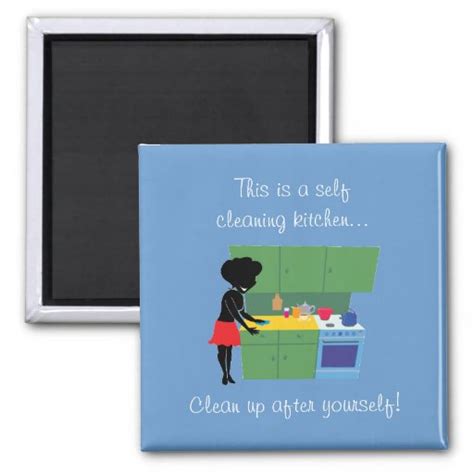 Self Cleaning Kitchen Magnet Zazzle