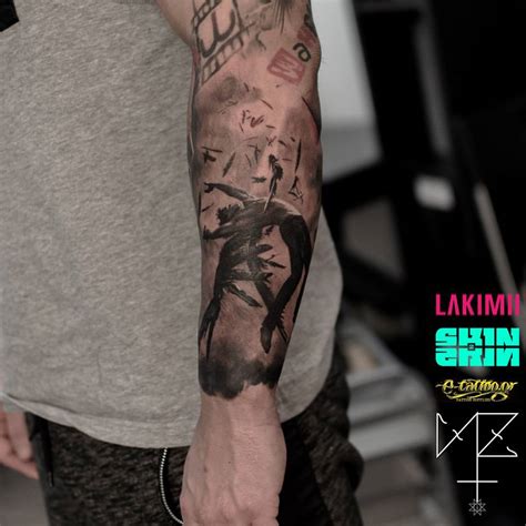 Black Grey Forearm Tattoo Nikolaos Zachariadis TrueArtists