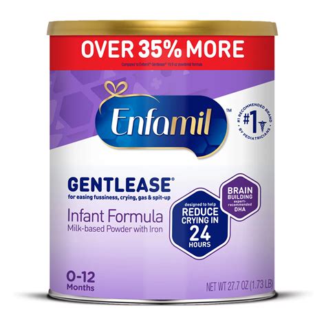 Enfamil Gentlease Infant Formula Milk Based Powder Shop Formula At H E B