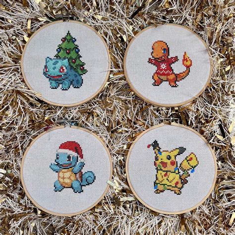 [fo] Decided To Add Pikachu To The Christmas Festivities This Year ⚡️🎄 R Crossstitch