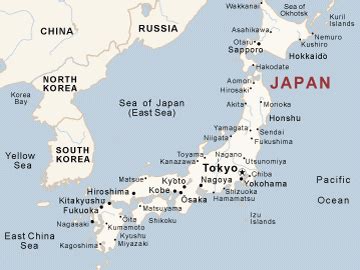The map shows japan and neighboring countries with international borders, the national capital tokyo, major cities, main roads, and major airports. タイ人の日本行きビザ申請｜Japan visa application