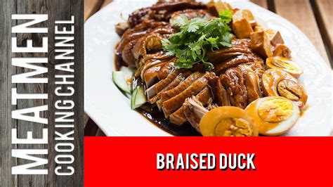 In a medium saucepan, add chicken stock and soy set aside duck, and strain braising liquid. Braised Duck - 滷鸭 - YouTube