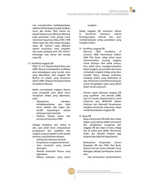 Konsolidasi Industri Konstruksi Indonesia Publikasidagu Halaman 249