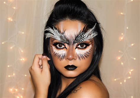 Pin By Cynthia Burns On Halloween Costumes And Makeup Owl Makeup