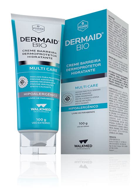 Dermaid Bio Creme Barreira Dermoprotetor Hidratante Multi Care 100g