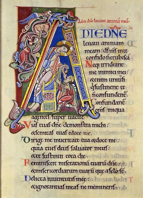 Categorya As An Initial In Illuminated Manuscripts Medieval Art