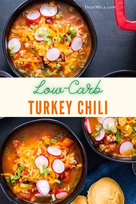 Low Carb Leftover Turkey Chili Dear Mica Sunday Dinner Recipes Low